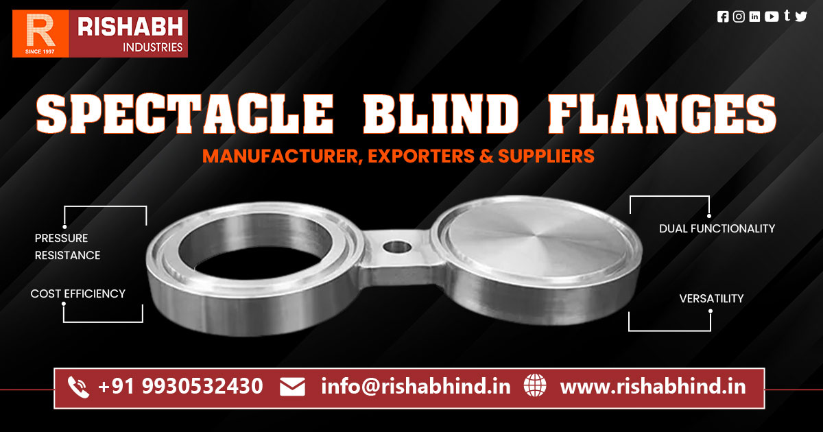 Stainless Steel Spectacle Blind Flanges Supplier