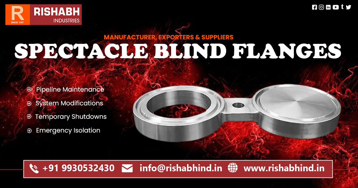 Stainless Steel Spectacle Blind Flange Manufacturer and Supplier