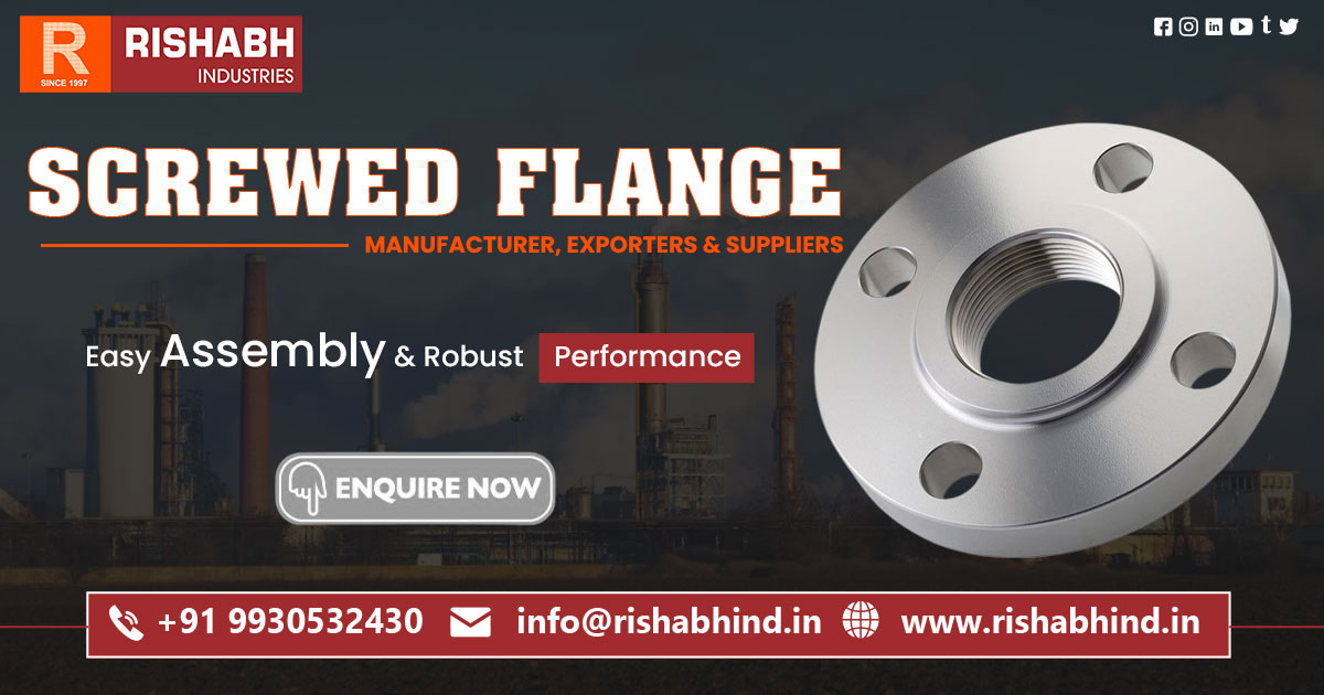 Premium Stainless Steel Screwed Flanges Manufacturer