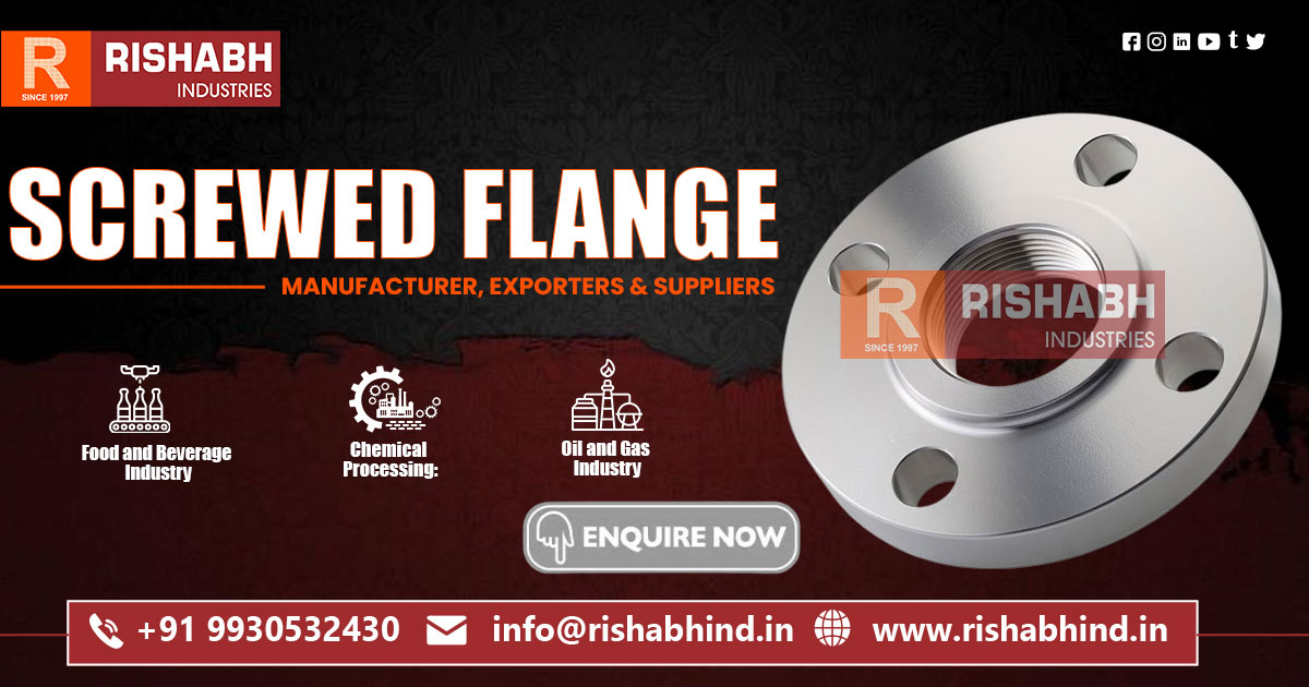 Premium Stainless Steel Screwed Flange Supplier