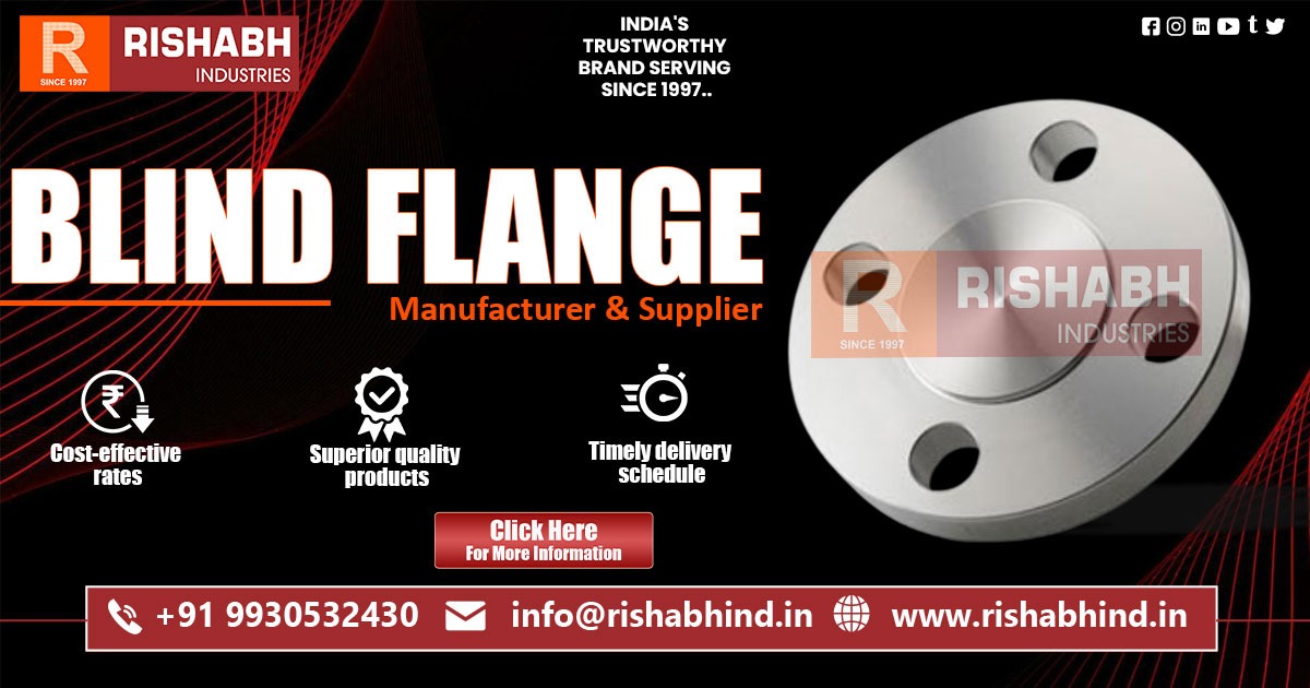 Supplier of Premium Stainless Steel Blind Flange