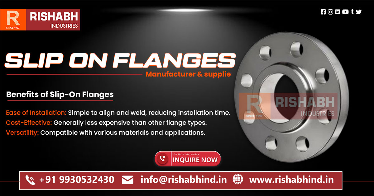 Manufacturer of Premium Stainless Steel Slip On Flanges