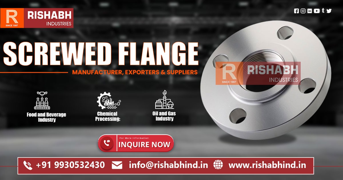 Supplier of Premium Stainless Steel Screwed Flange