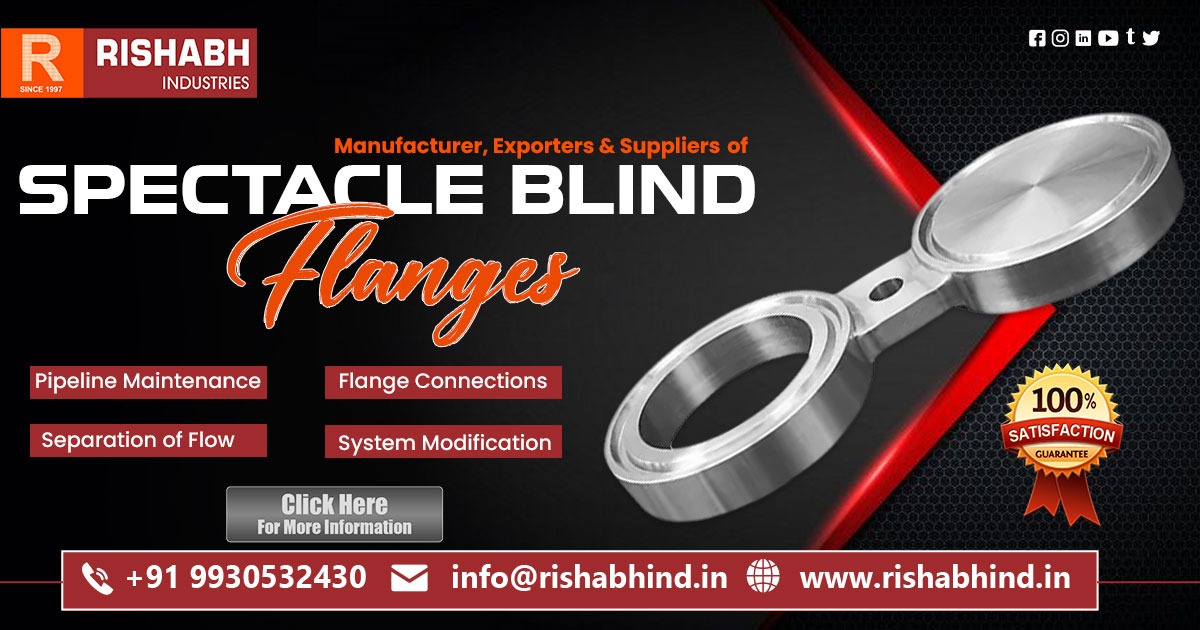 Supplier of Premium Stainless Steel Spectacle Blind Flanges