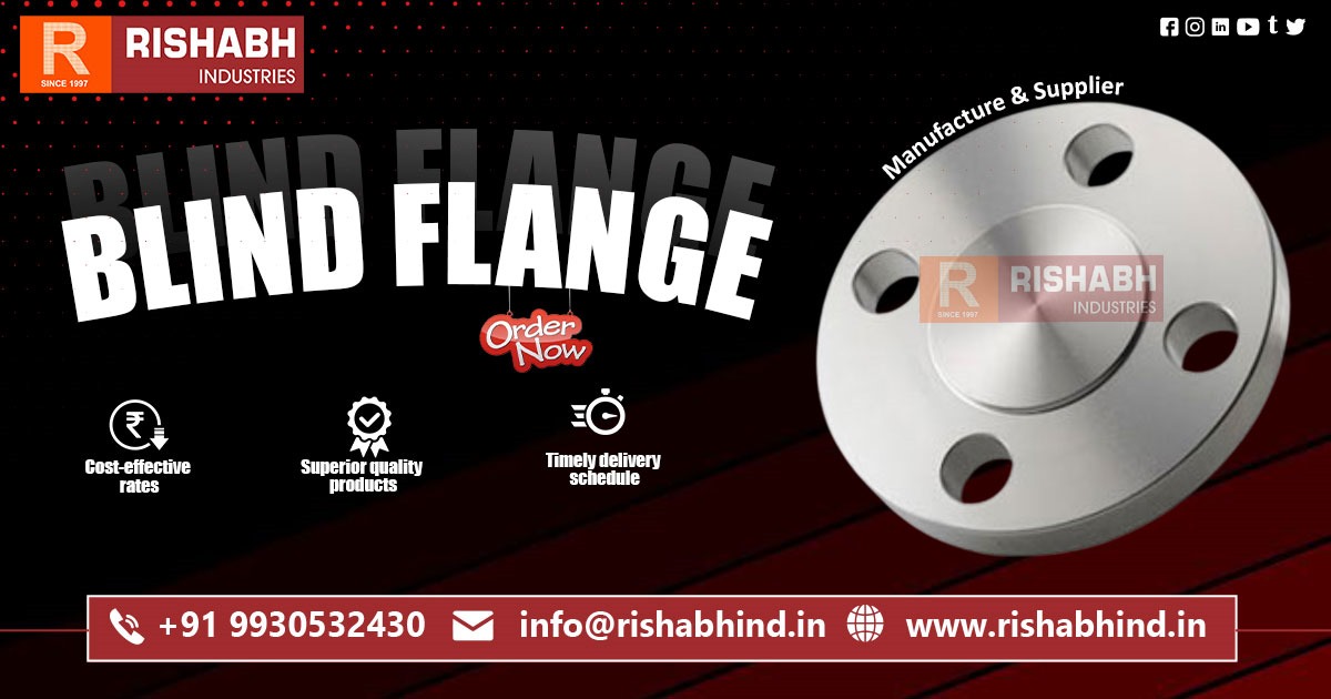 Premium SS Blind Flange Manufacturer