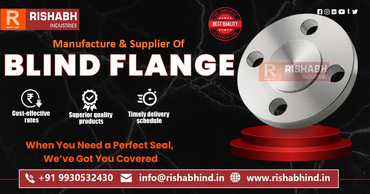 High Quality Blind Flanges Manufacturer