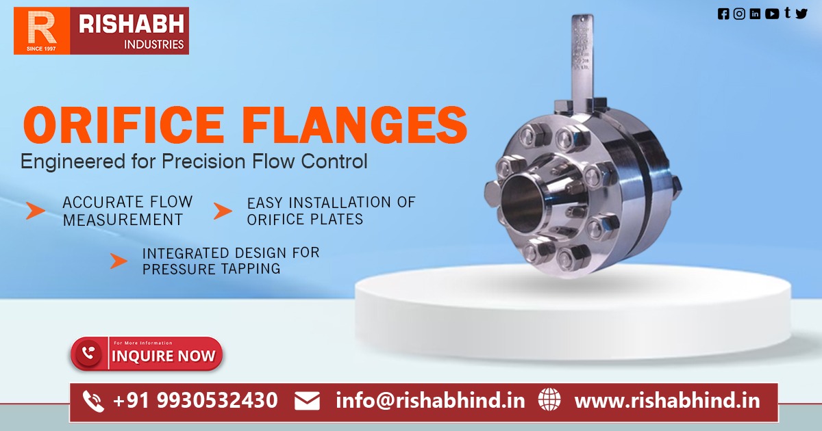 Premium Orifice Flanges for Accurate Flow Measurement