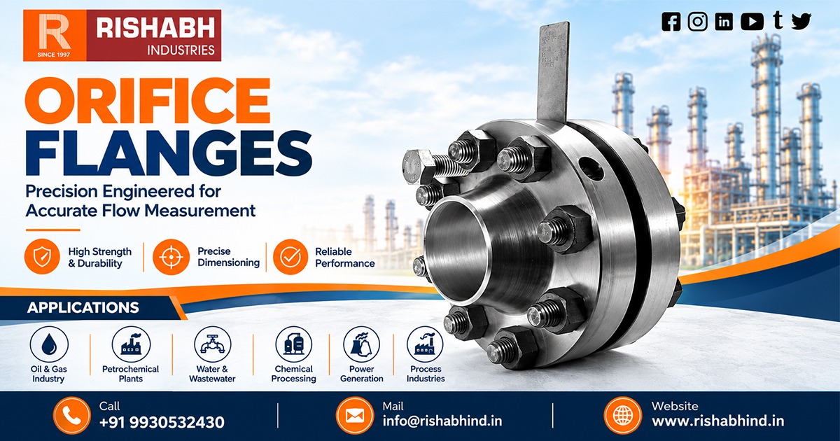 Best Orifice Flange Manufacturer for Oil and Gas Industry