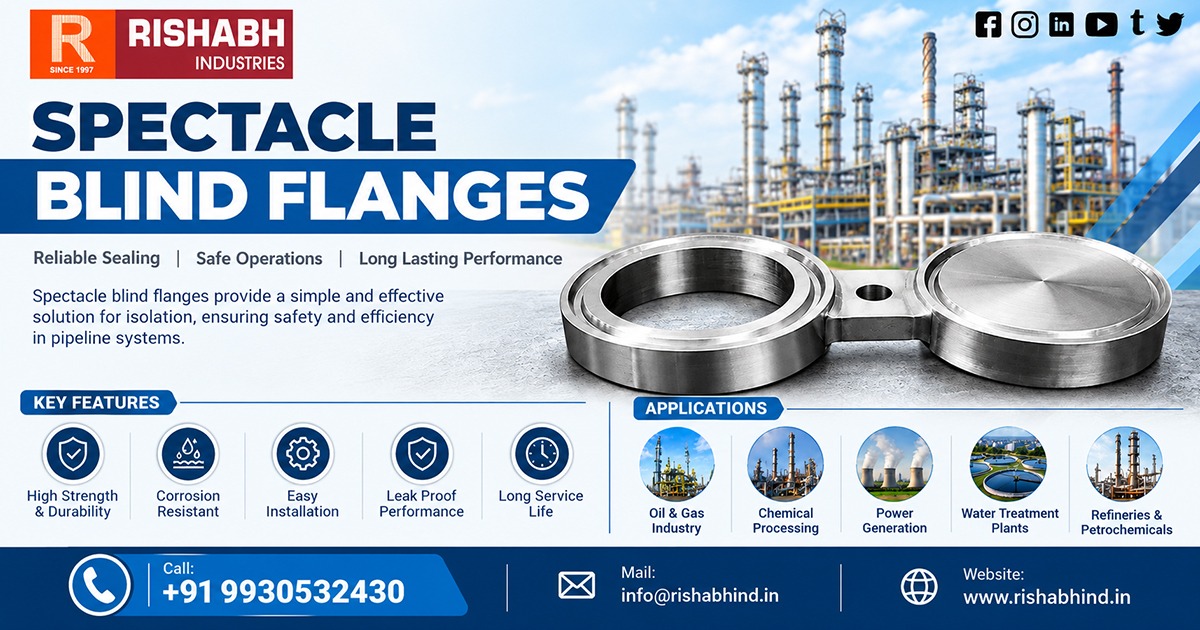 Premium Spectacle Blind Flanges for Industrial Pipeline Isolation