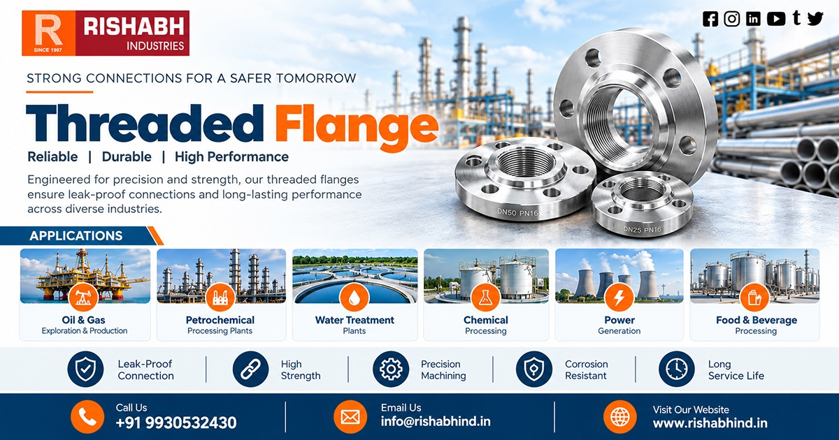 Threaded Flange Manufacturer for Oil and Gas Project